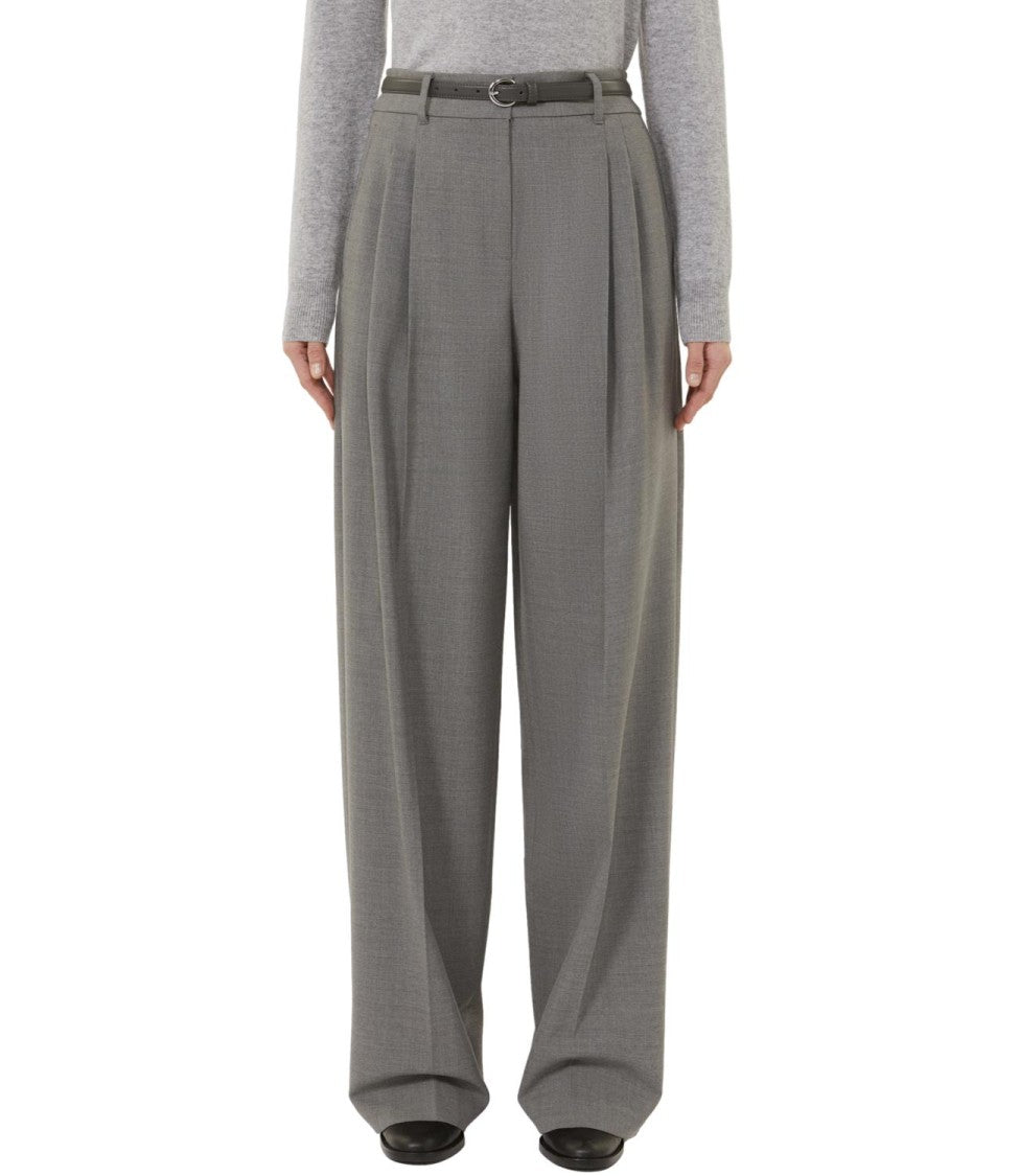 Max Mara Tailored Straight-Leg Trousers With Elastic Waistband