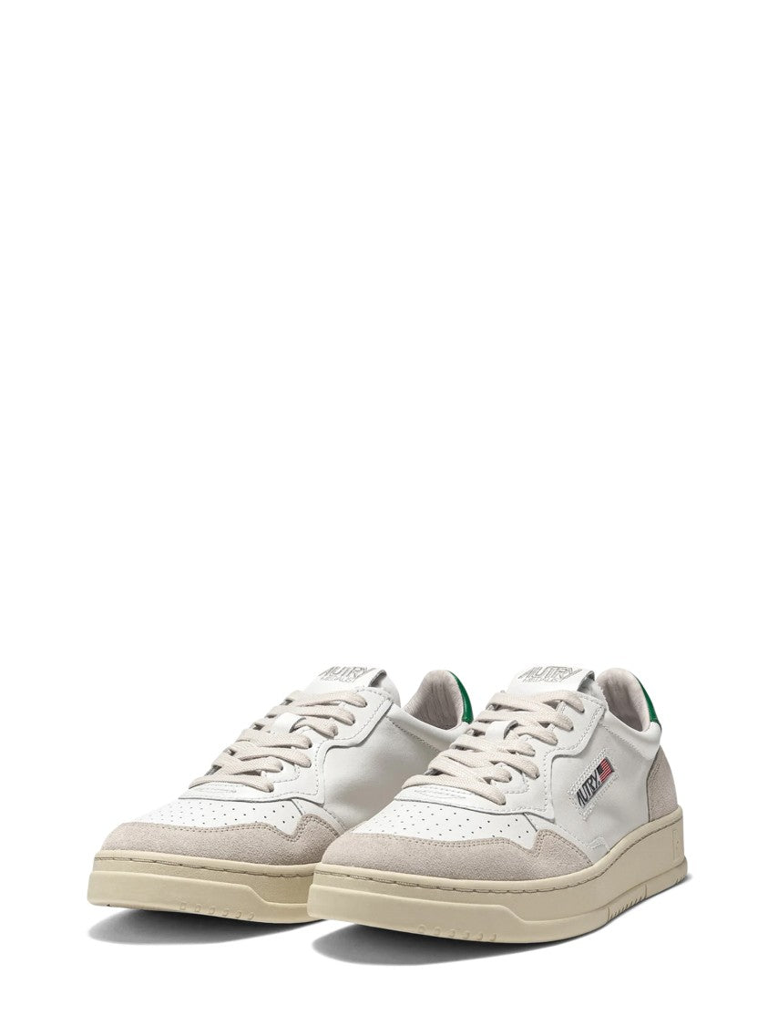 Autry Low-Top Sneakers With Suede Accents And Padded Collar