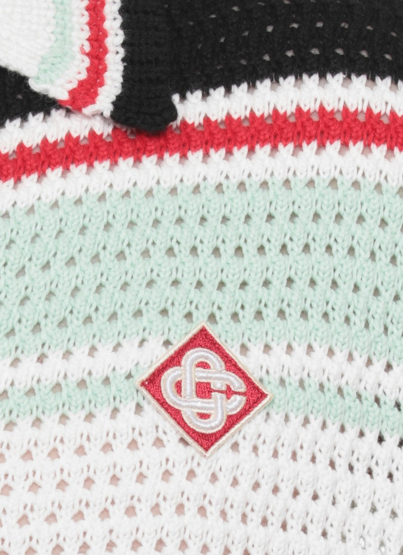 Casablanca Faux Crochet Shirt