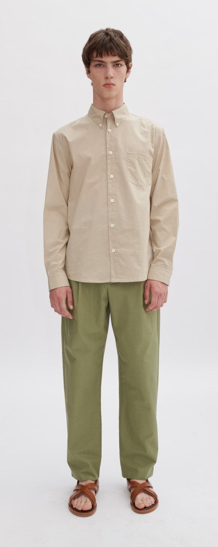 A.P.C. Classic Button-Down Shirt With Signature Chest Pocket