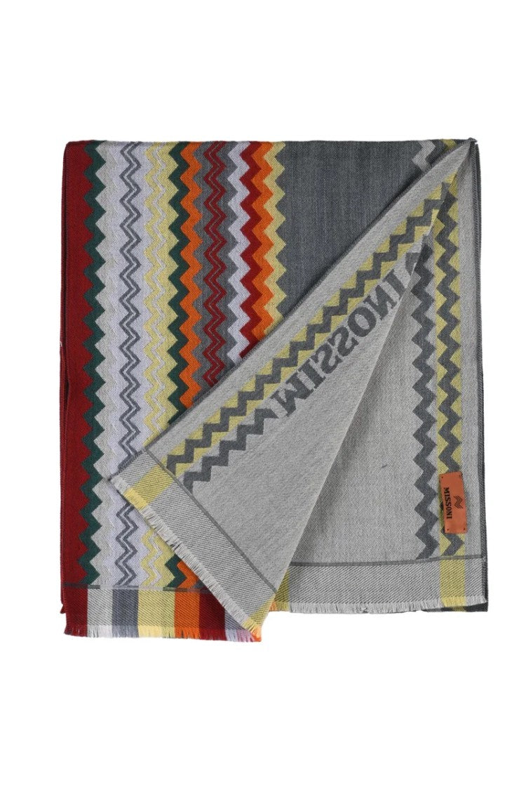 Missoni Grey Wool Scarf