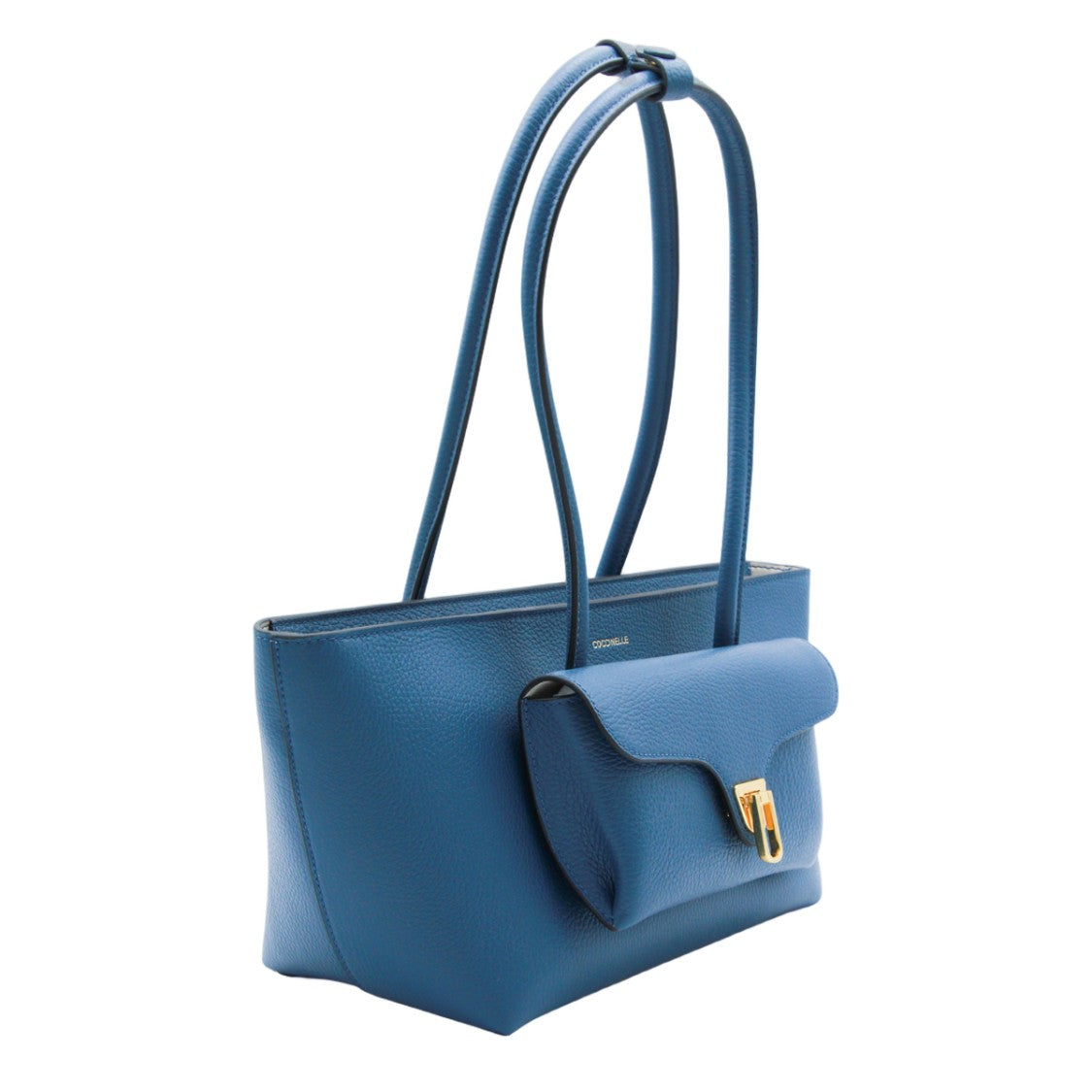 Coccinelle Structured Deep Blue Tote Bag