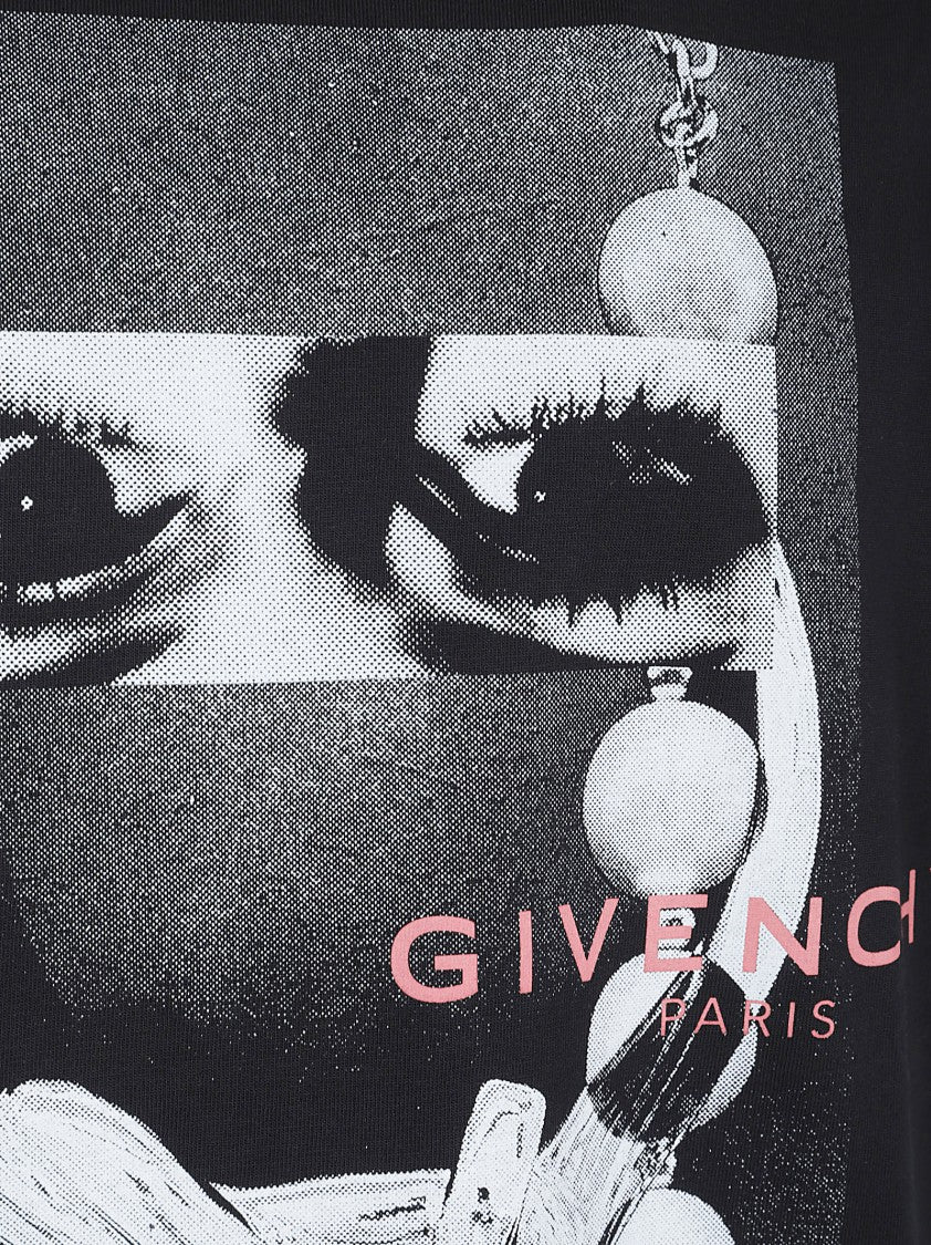 Givenchy Straight-Cut Cotton T-Shirt With Graphic Print