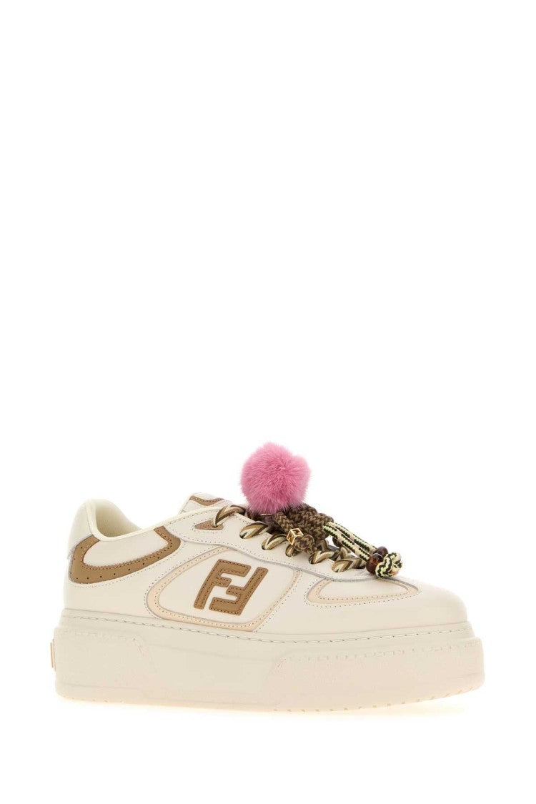 Fendi Multicolor Leather Match Sneakers