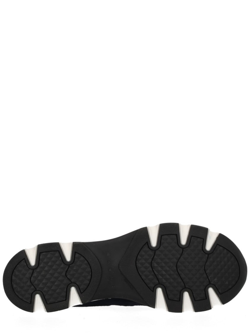 Marni Running Suede Overlays Segmented Sneakers