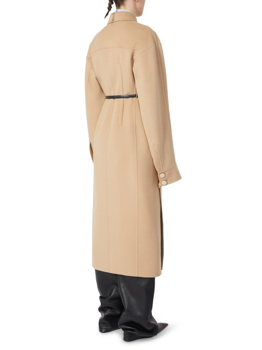 Max Mara Camel Coat With Tailored Silhouette