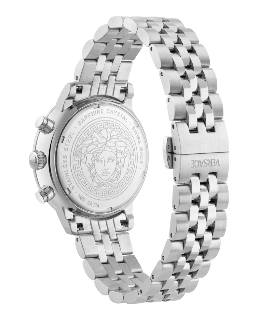 Versace Classic Round Chrono Bracelet Watch