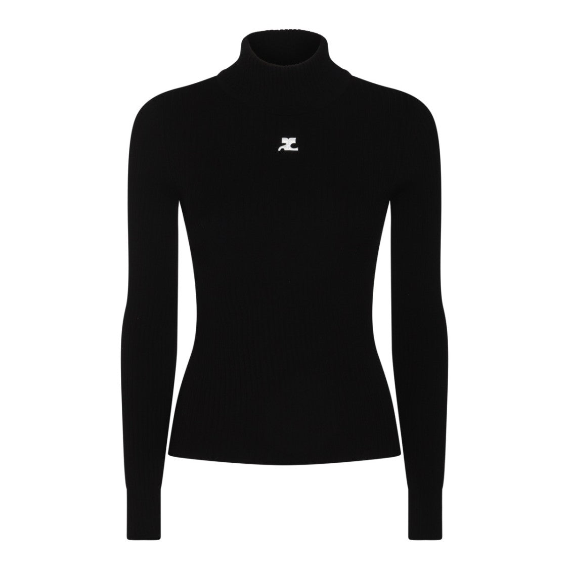 Courrèges Black Viscose Knitwear