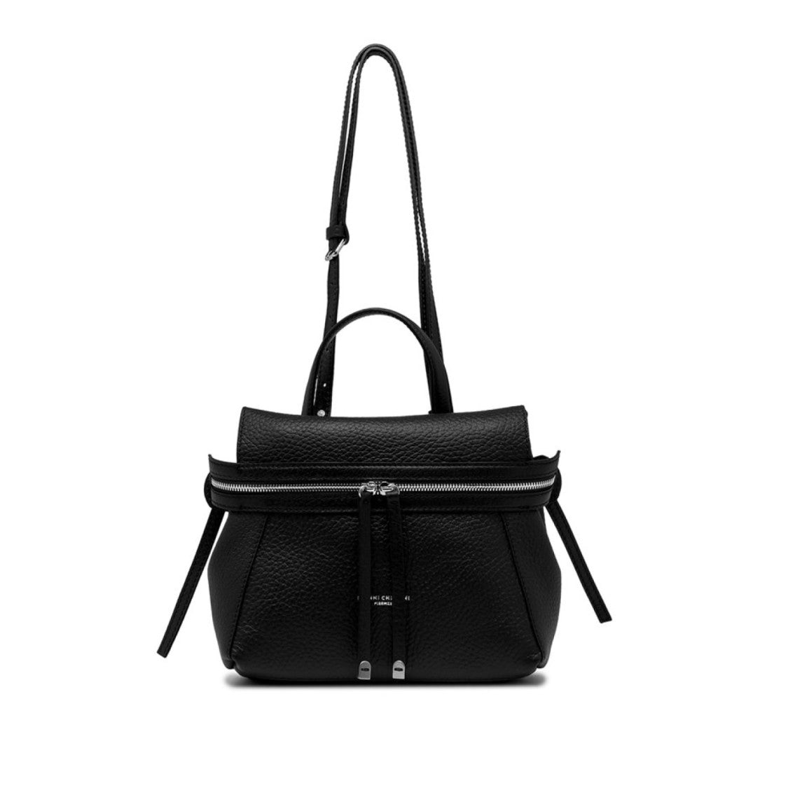 Gianni Chiarini Black Leather Shoulder Bag