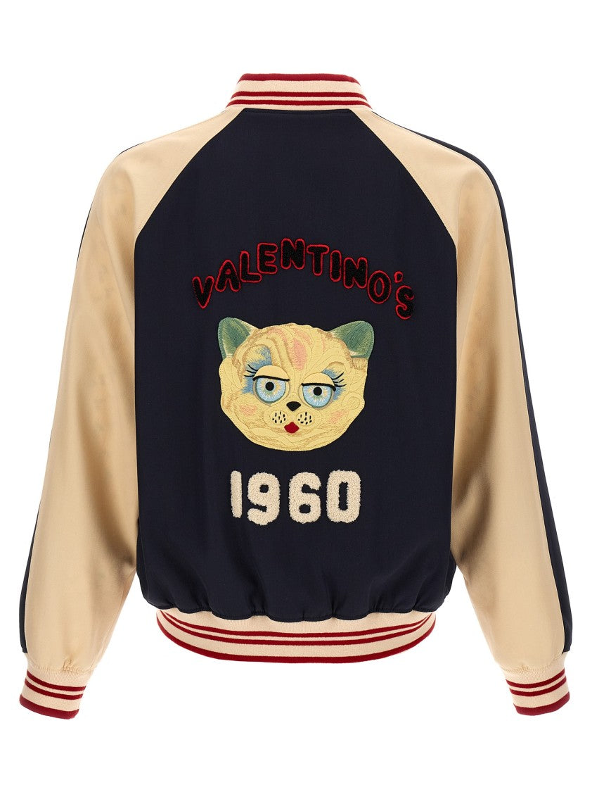 Valentino Garavani 'Le Chat De La Maison' Bomber Jacket