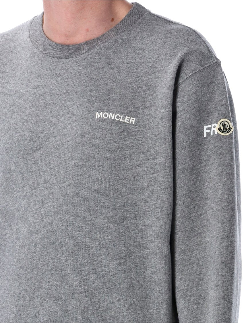 Moncler X Fragment Hiroshi Fujiwara Maxi Logo Cotton Sweatshirt