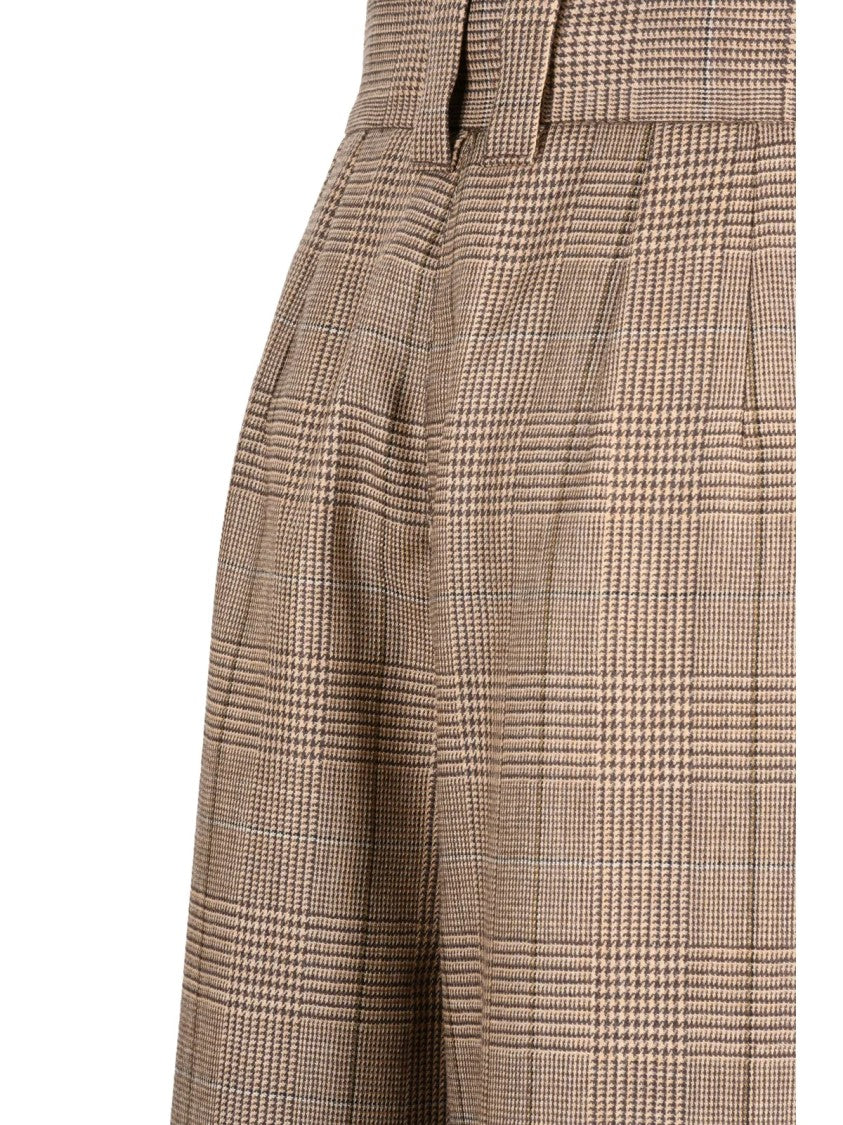 Marella Pleated High-Waist Wide Leg Marella Trousers