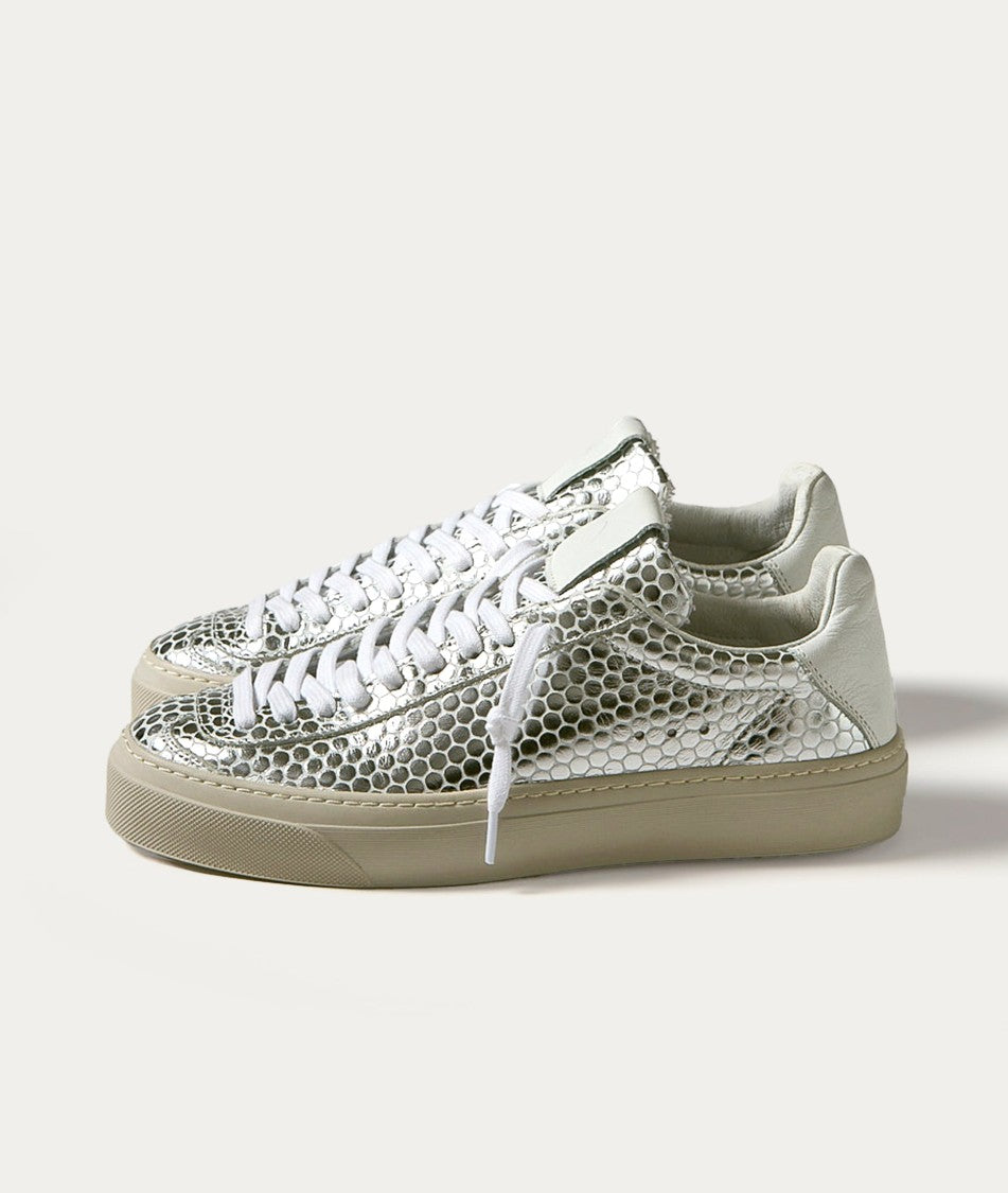 Aqua Alta Venice Specio Silver Sneakers