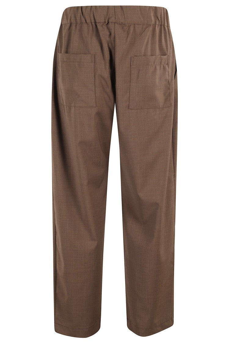 A Paper Kid Fresh Wool Patterned Pants