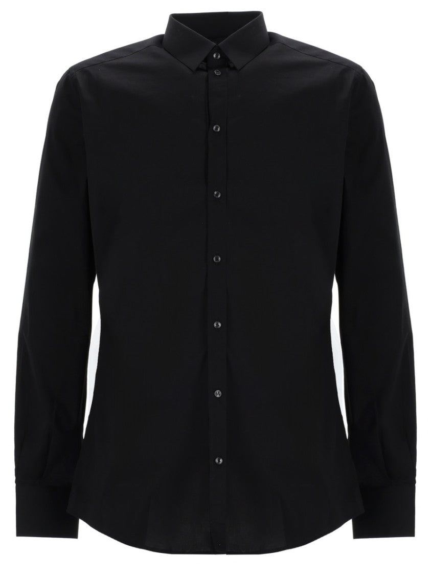 Dolce & Gabbana Gold Fit Cotton-Blend Tailored Shirt