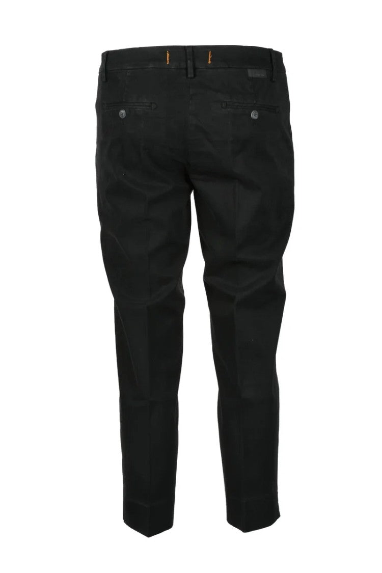 Bonheur Slim-Fit Cotton Stretch Trousers With Tailored Design