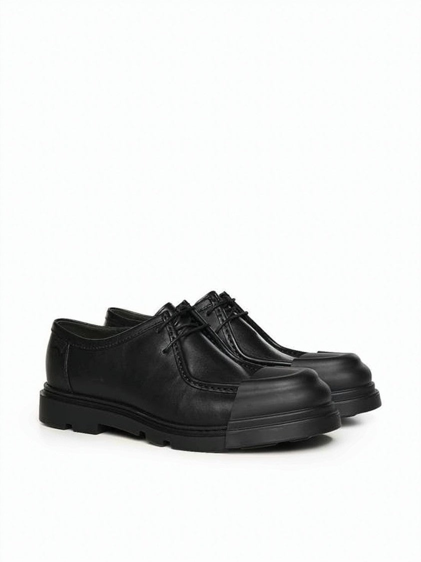 Camper Lace-Up Camp Shoe With Rounded Rubber Toe Cap