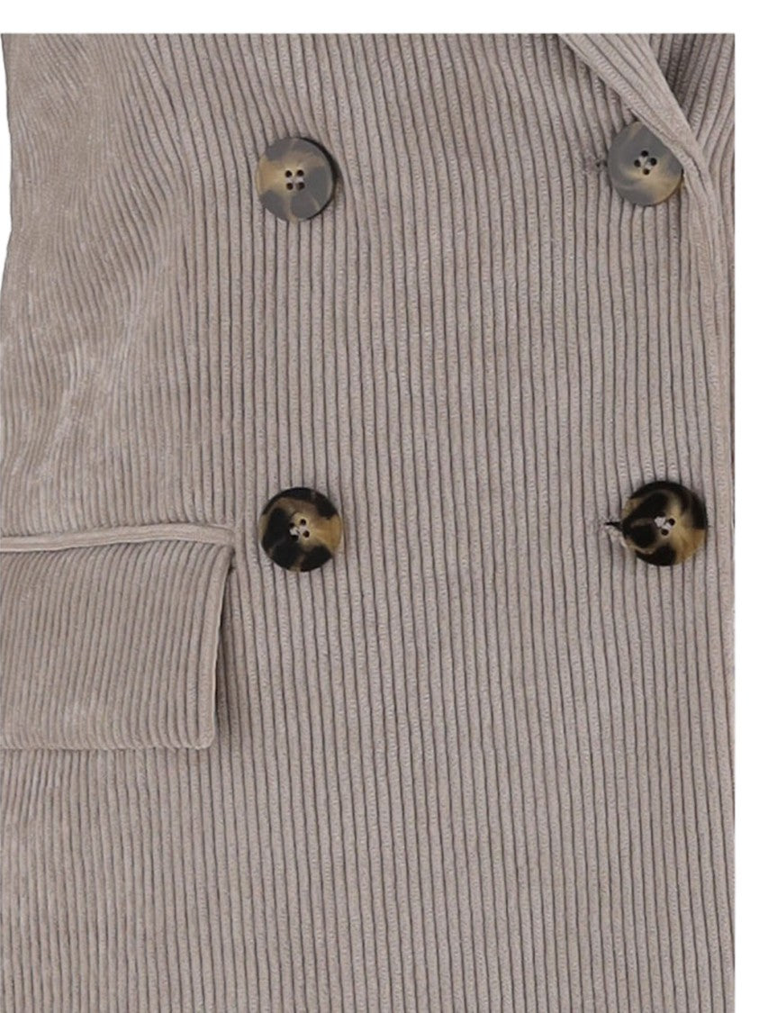 F.It Corduroy Double-Breasted Jacket
