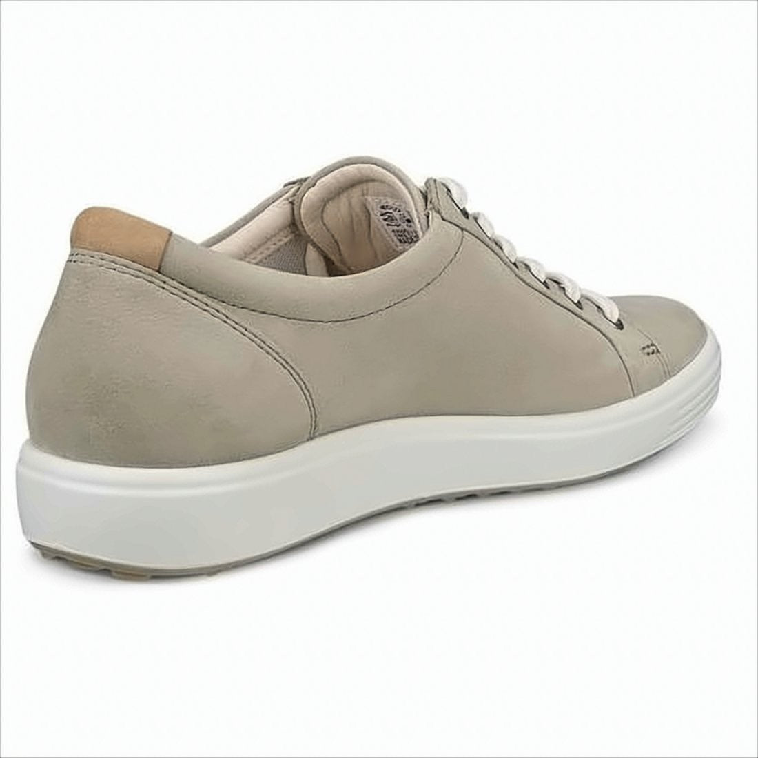 Ecco Minimalist Leather Sneakers With Textured Grip