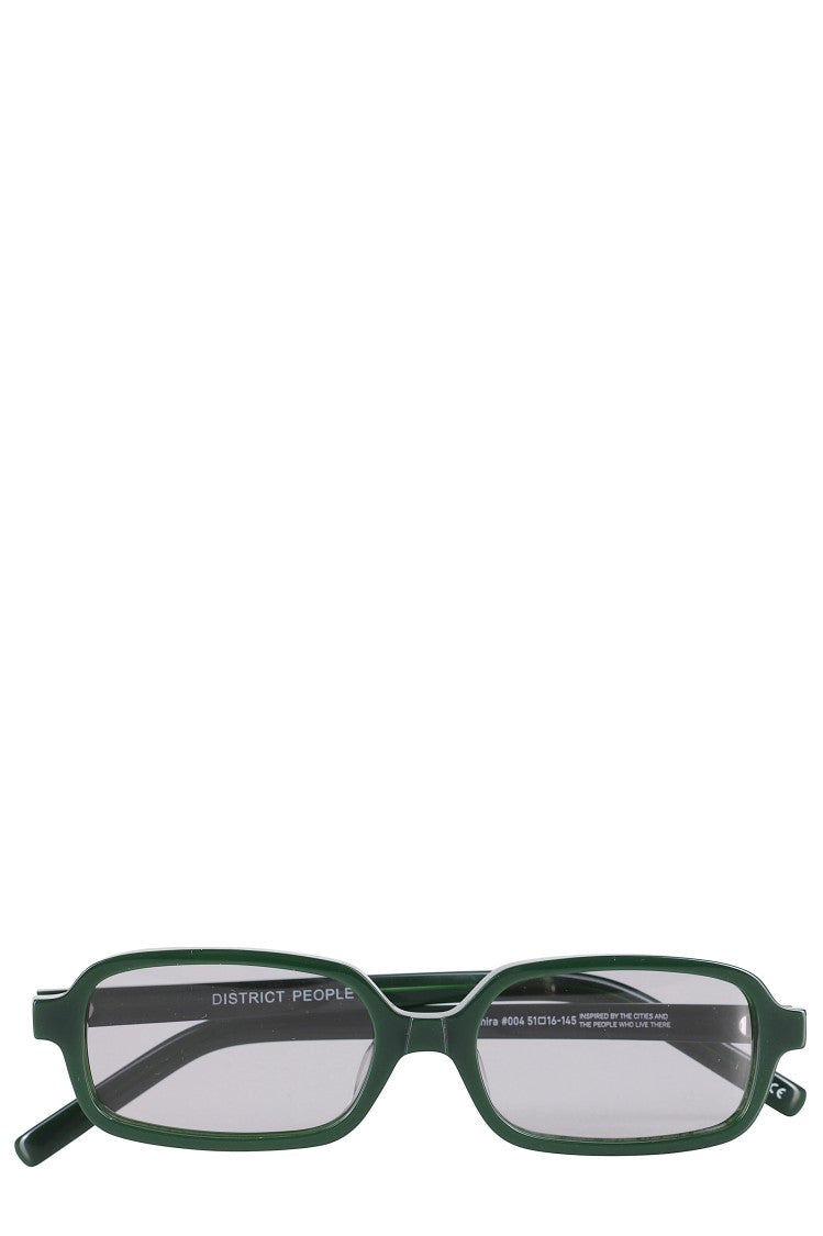 District People District People Altmira Green Rectangular Sunglasses