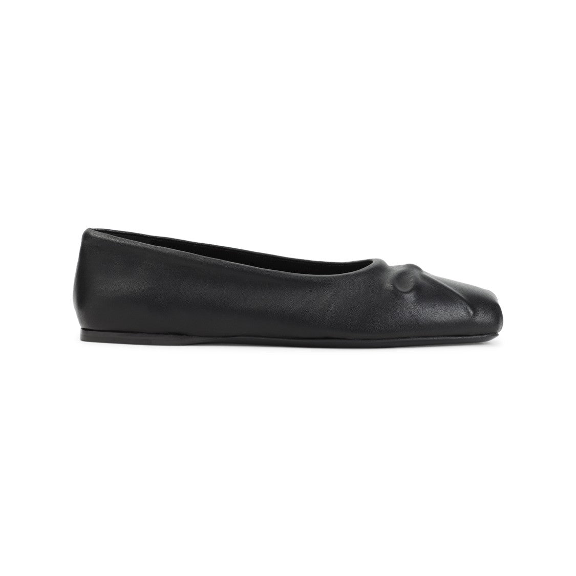 Marni Dancer Black Leather Ballerinas