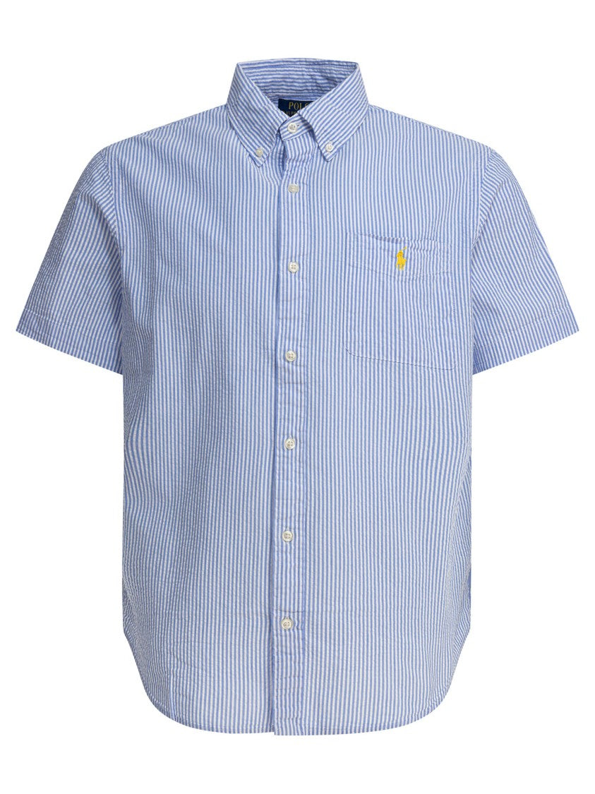 Polo Ralph Lauren Light Blue Seersucker Shirt
