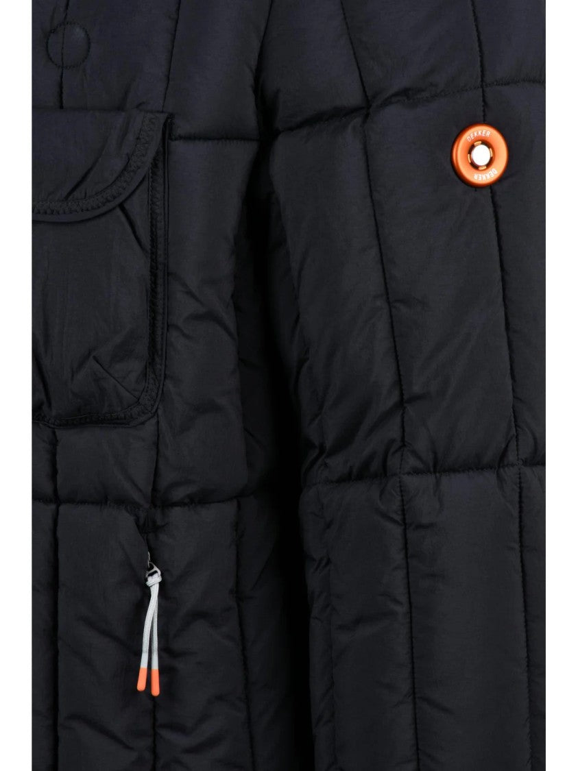 Dekker Molo Down Jacket With High Collar And Functional Pockets