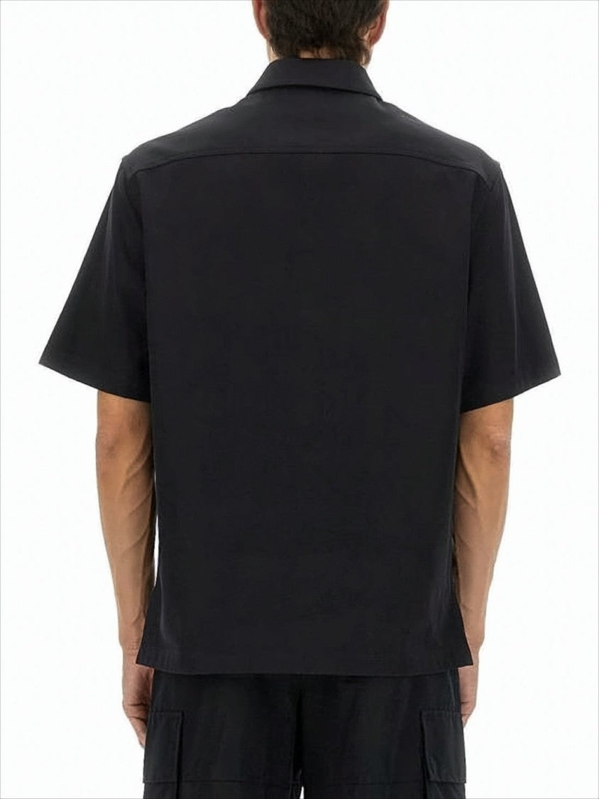 Givenchy Boxy Fit Black Polo Shirt With Classic Collar