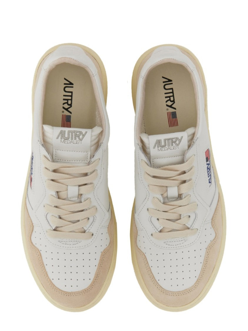 Autry Medalist Low Top Suede Leather Sneakers
