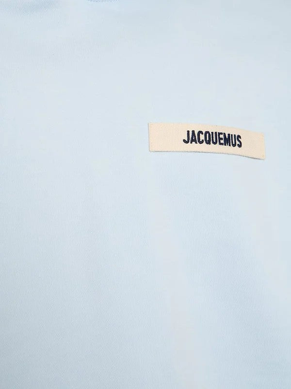 Jacquemus Gros-Grain Long Sleeve Sweatshirt With Subtle Chest Patch