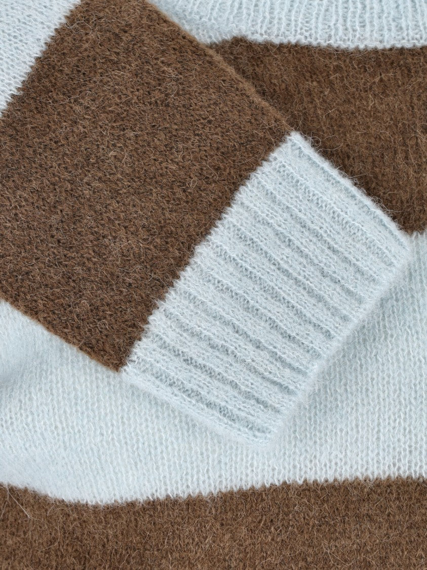 Closed Alpaca Blend Sweater With Striking Horizontal Stripes