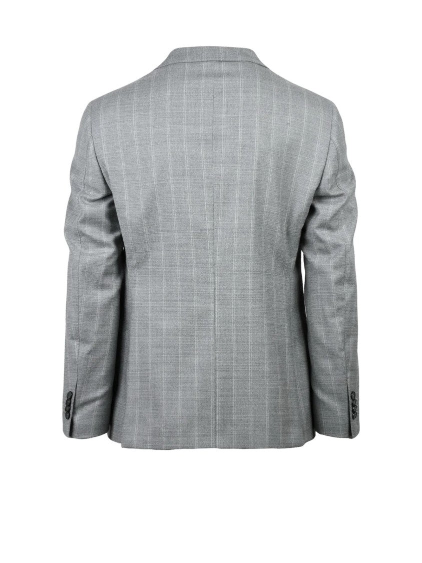 L.B.M. 1911 Rounded Grey Blazer And Classic Trouser Suit