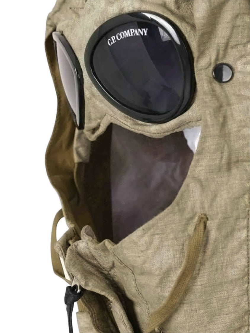 C.P. Company Hooded Linen Jacket With Textured Finish