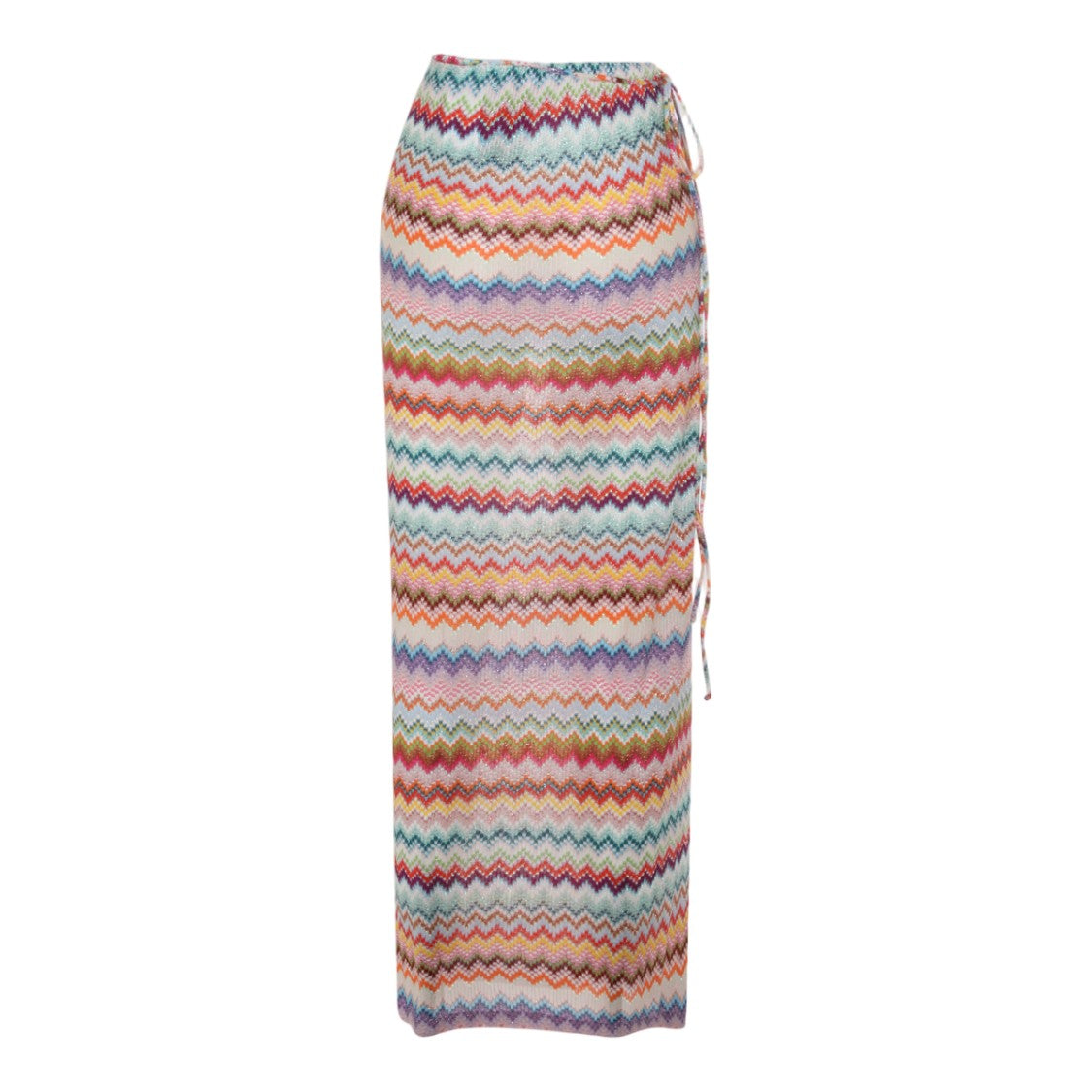 Missoni Zigzag Maxi Skirt With Fitted Waist