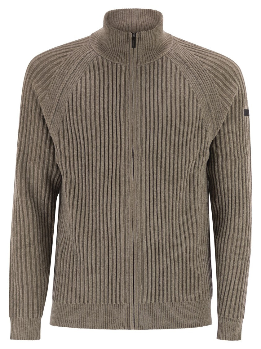 Rrd Velvet Rave Full Zip Knit - Zip-Up Cardigan