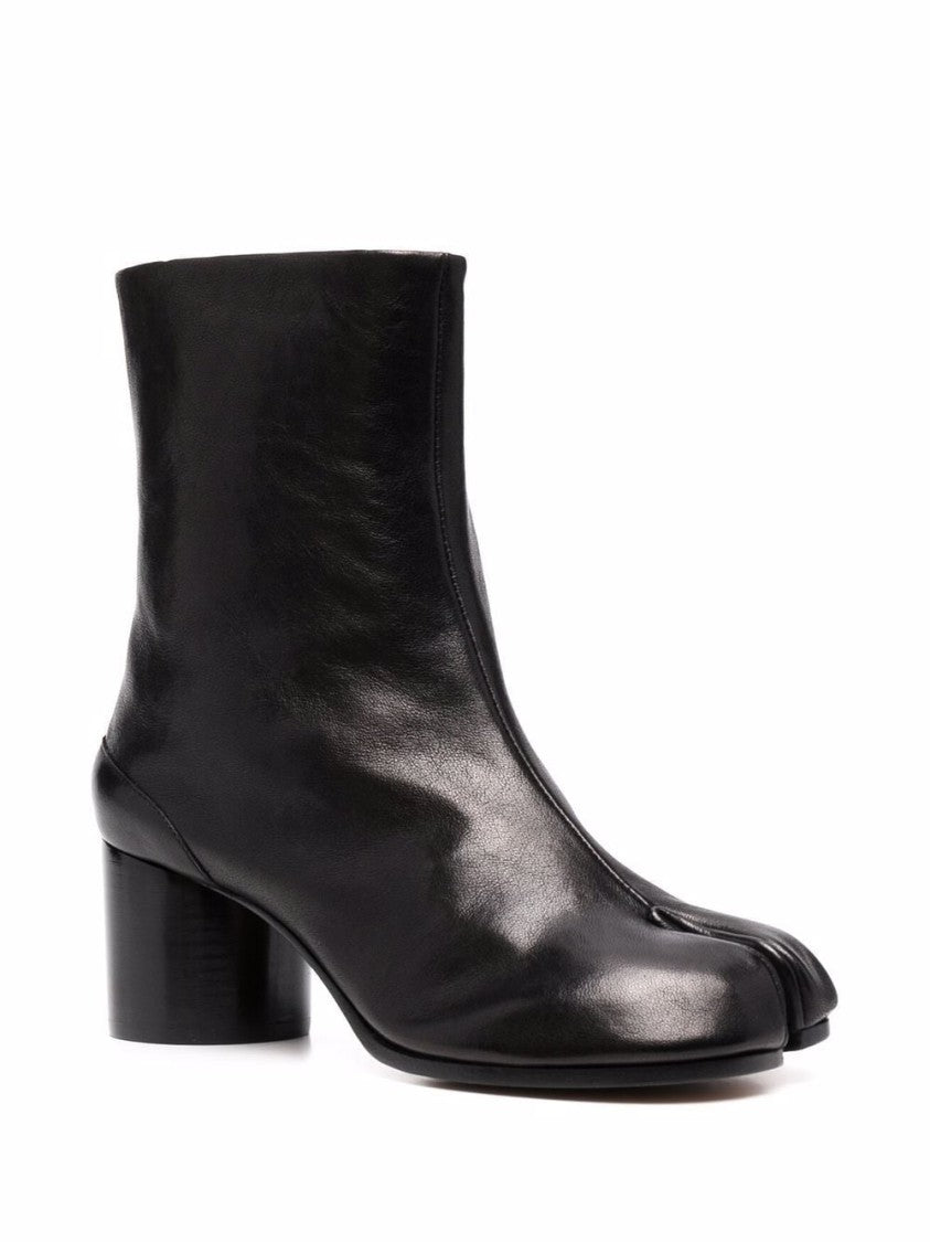 Maison Margiela Tabi 80Mm Leather Ankle Boots