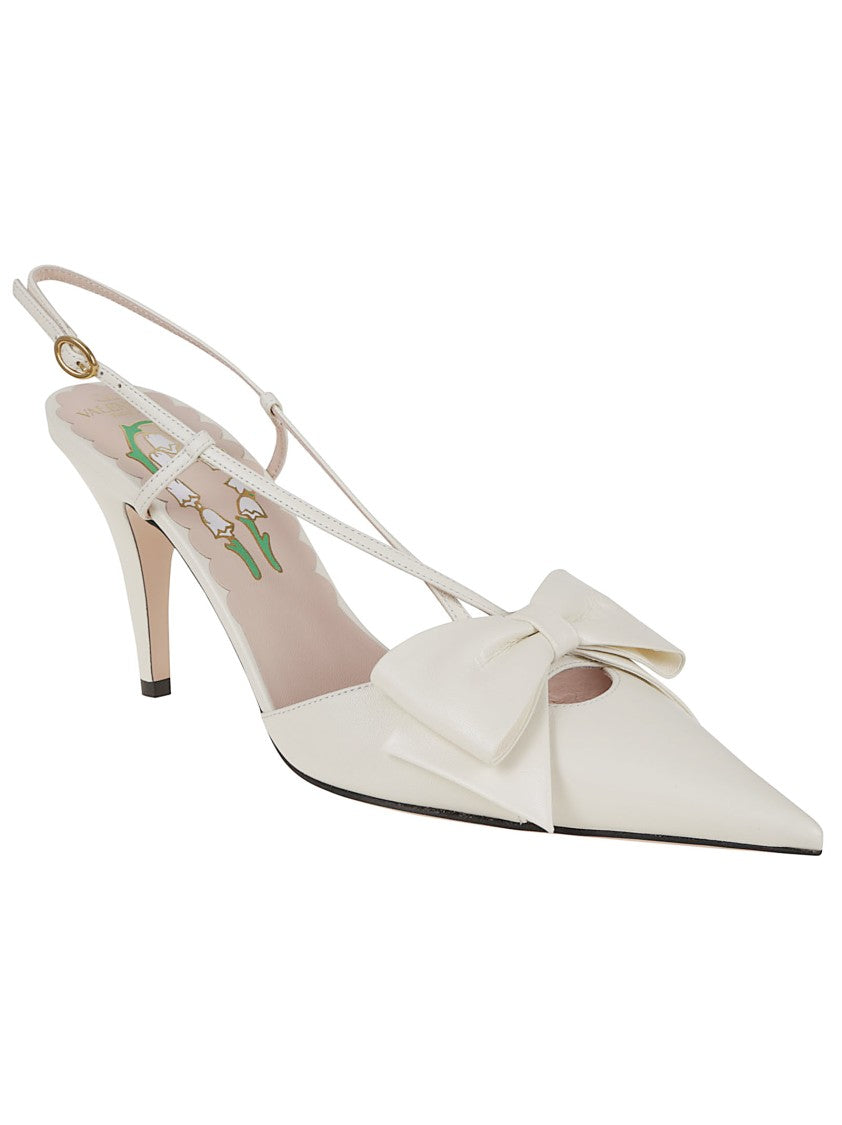 Valentino Garavani Slingback Pumps In Goatskin