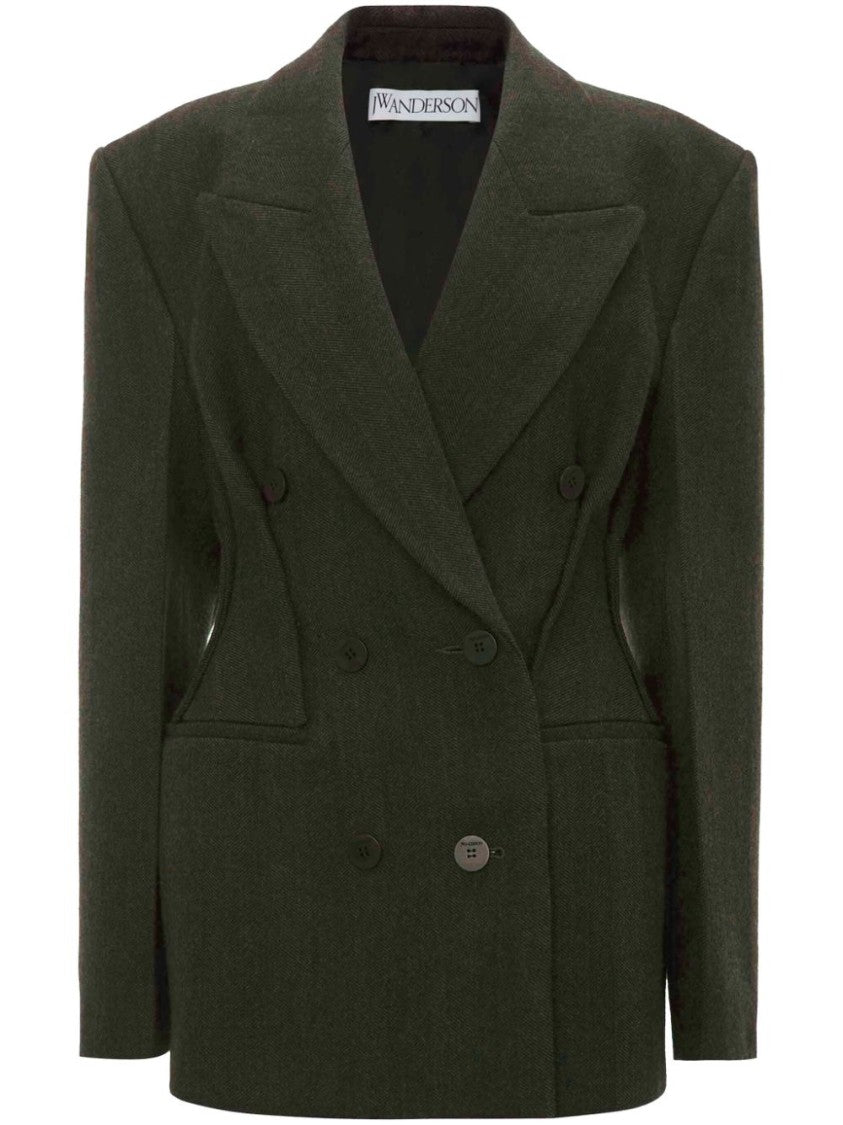 J. W. Anderson Double-Breasted Hourglass Blazer