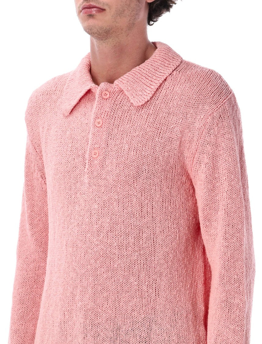 Sunflower Polo Misto Cotone Lino Regular Sweater