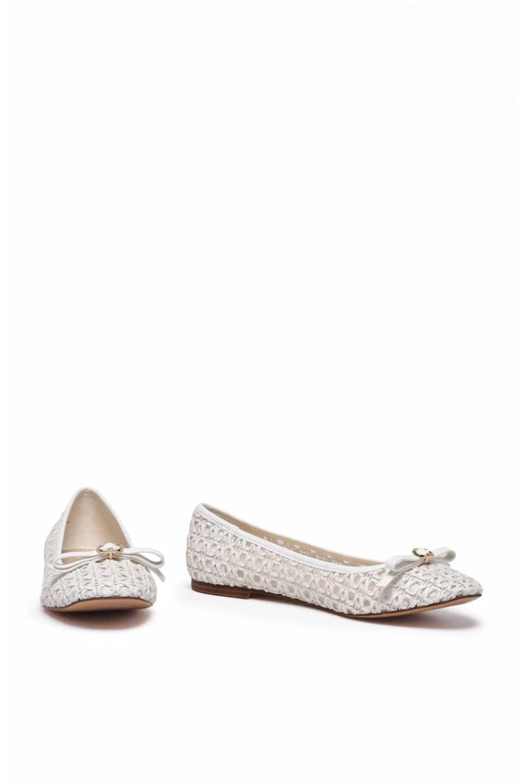 Twin-Set White Rubber Ballerina