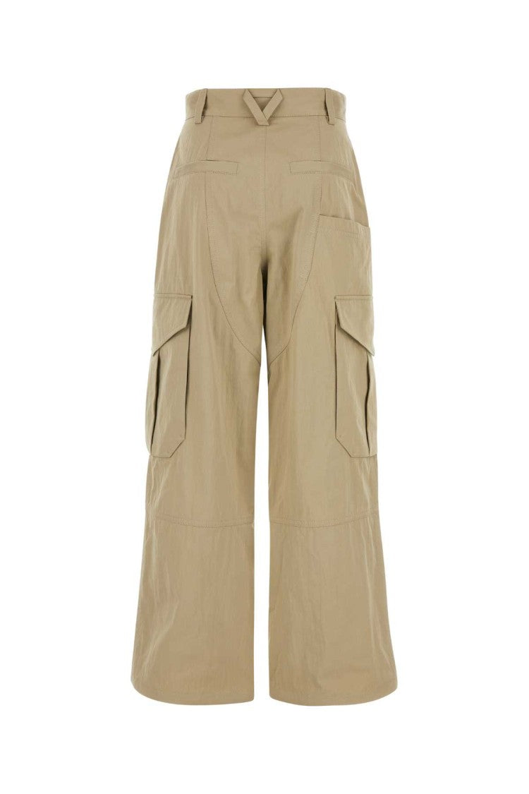 Bottega Veneta Cappuccino Cotton Blend Cargo Pant