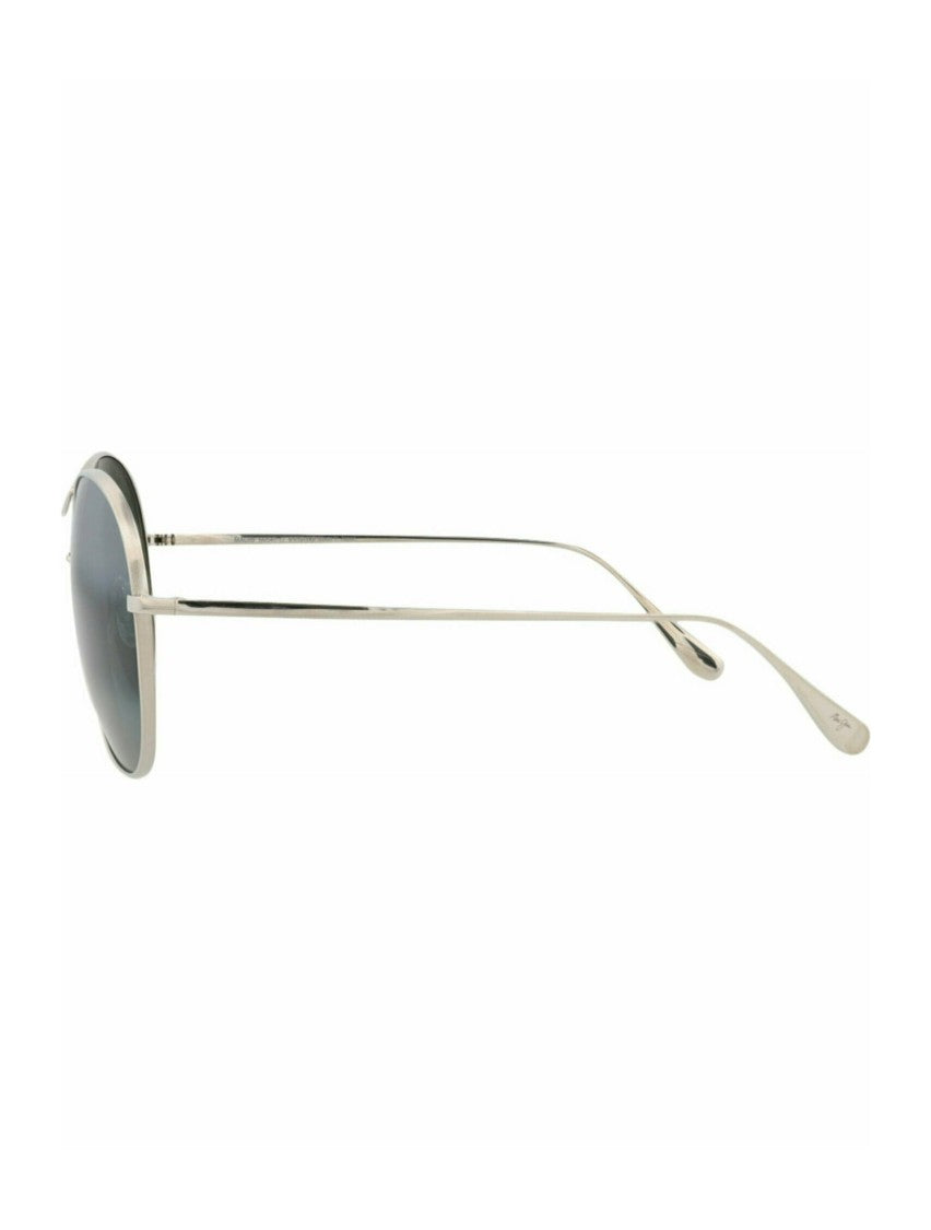 Maui Jim Round-Frame Titanium Sunglasses With Polarized Lenses