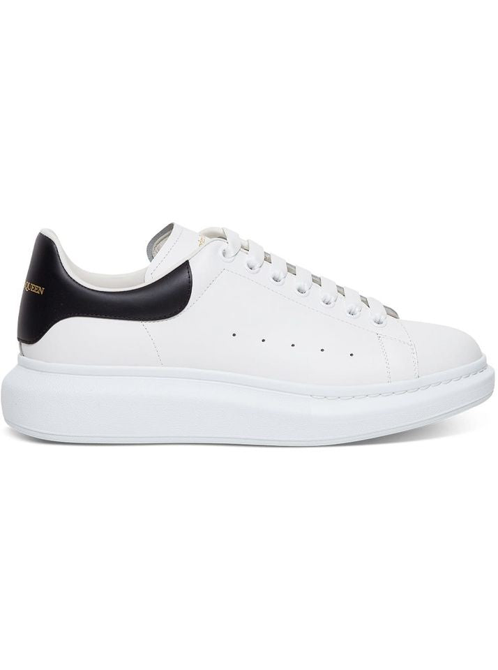 Alexander Mcqueen Oversized Leather Sneakers With Sole