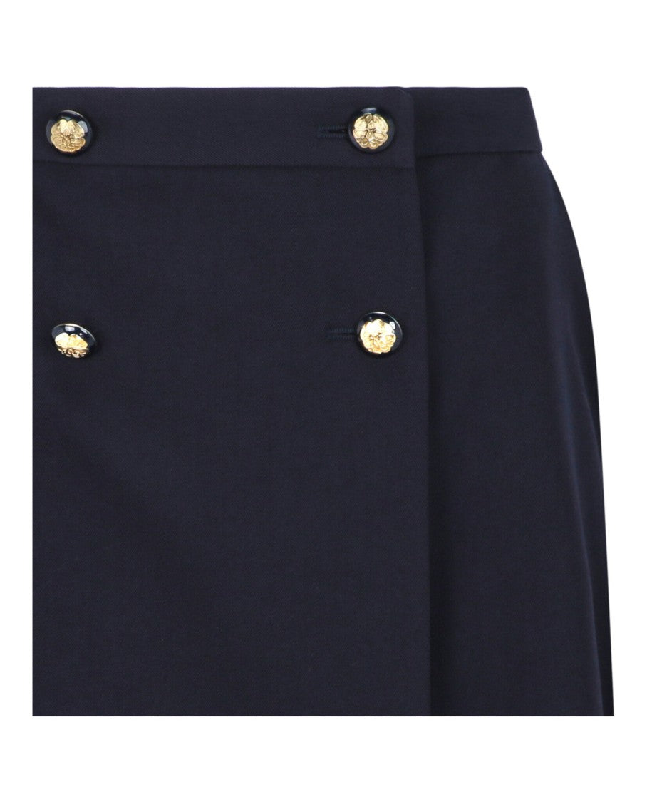 Alexander Mcqueen Military Detail Mini Skirt