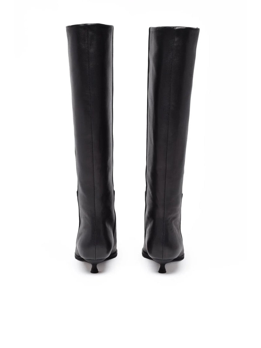 Fratelli Russo Black Leather Boots
