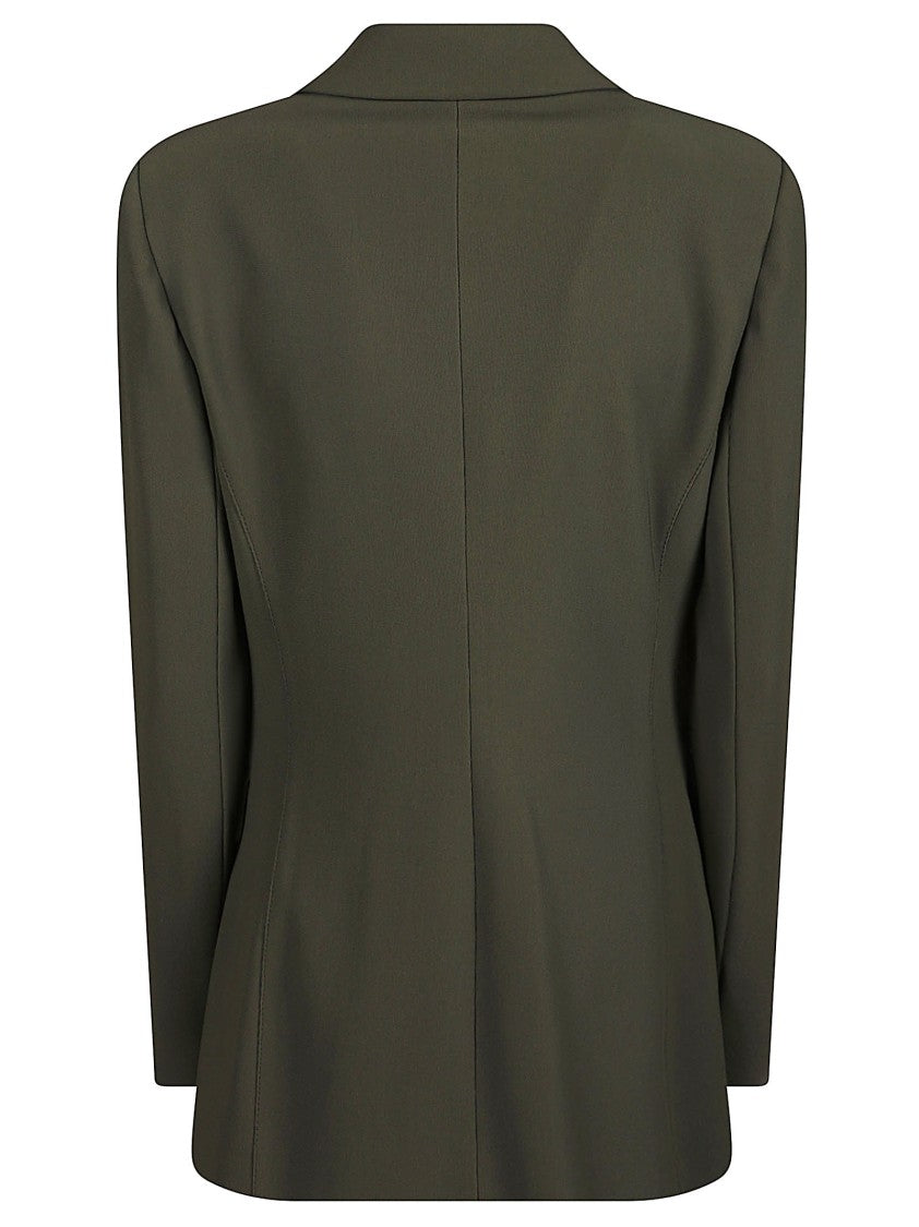 Patrizia Pepe Tailored Single-Breasted Blazer With Notch Lapel And Structured Shoulders