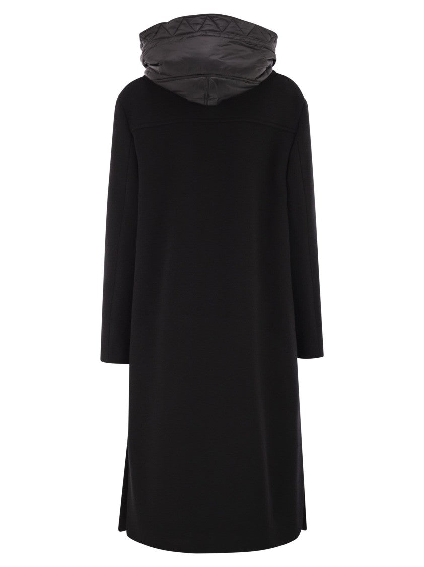 Fay Double Front Coat In Wool And Cashmere