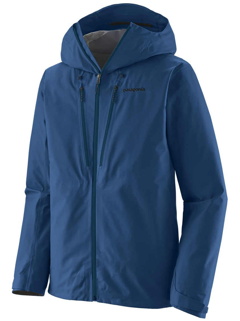 Patagonia Blue Triolet Jacket Matte Rain Jacket