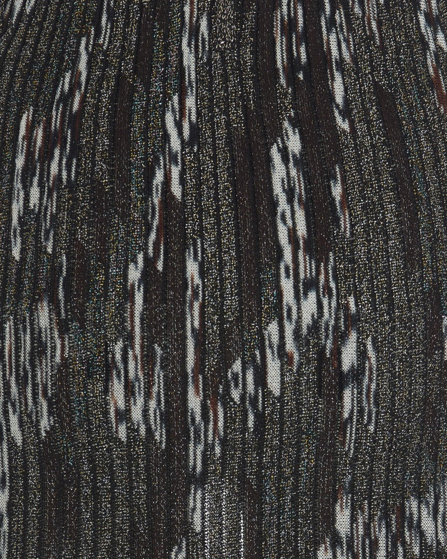 Missoni Multicolor Striped Pleated Midi Skirt