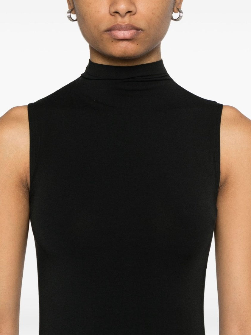 Wolford Fitted Turtleneck Bodysuit With Seamless Circular Knit